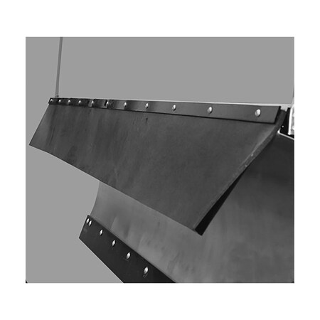 BELTED RUBBER SNOW DEFLECTOR 38 X 12 X 120 INCH